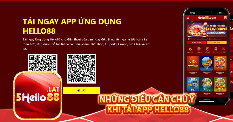 Những điều cần chú ý khi tải app Hello88