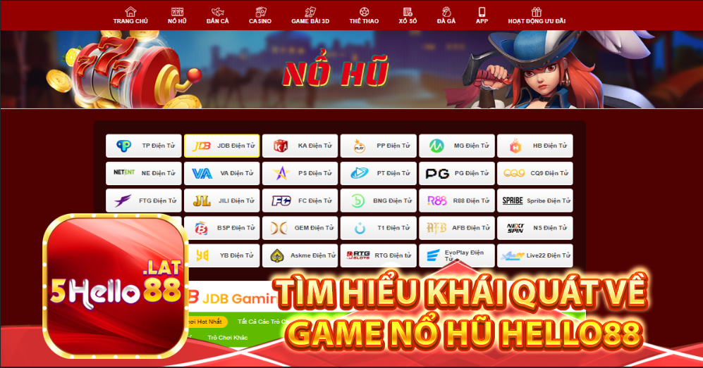 Tìm hiểu khái quát về game nổ hũ Hello88