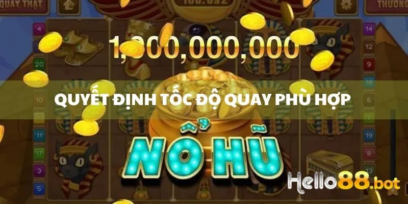 Cách quyết định tốc độ quay phù hợp